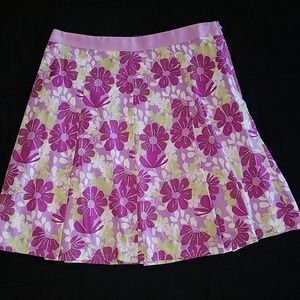 Beautiful Spring Lavender Floral Skirt
